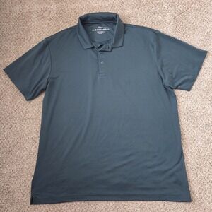 Mizzen+Main Mens Polo Shirt‎ XX-Large Green Short Sleeve Athletic Golf